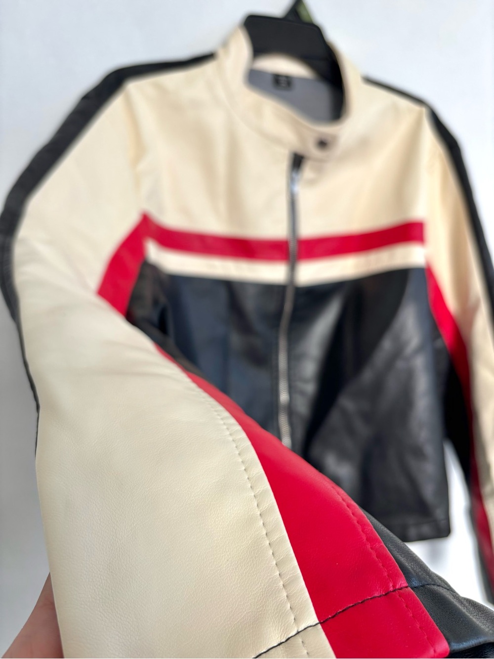 Leather Racing Jacket. - Picture 4 of 5